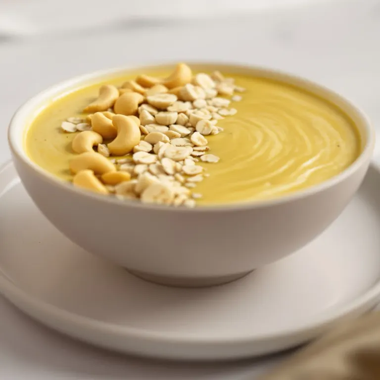Turmeric coconut banana bowl