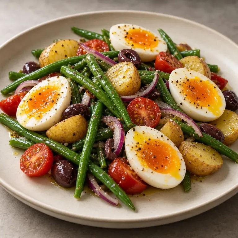 Vegetarian Egg & Green Bean Salad