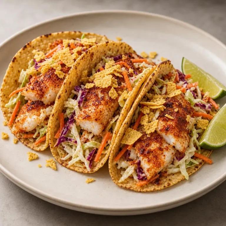 White Fish Taco Bowl with Lime Cabbage