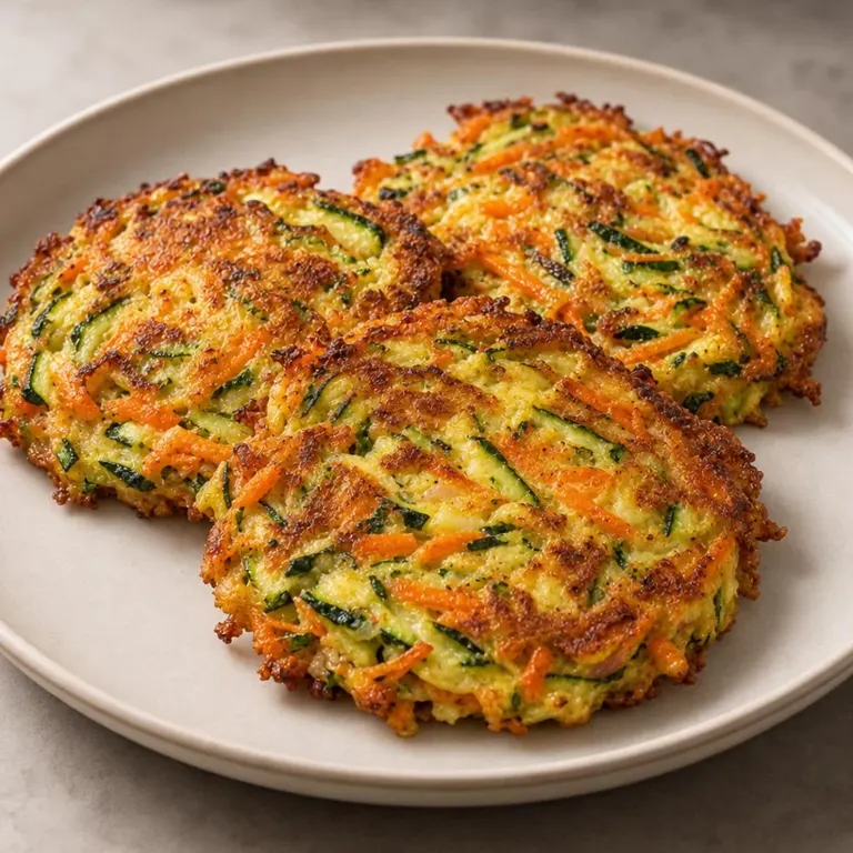 Zucchini Carrot Egg Fritters