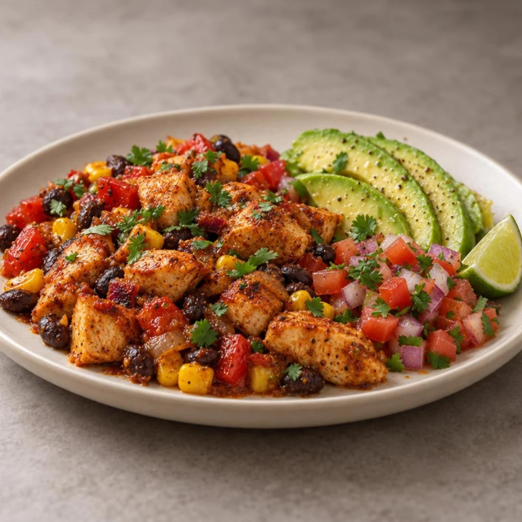 Microwave chicken bowl