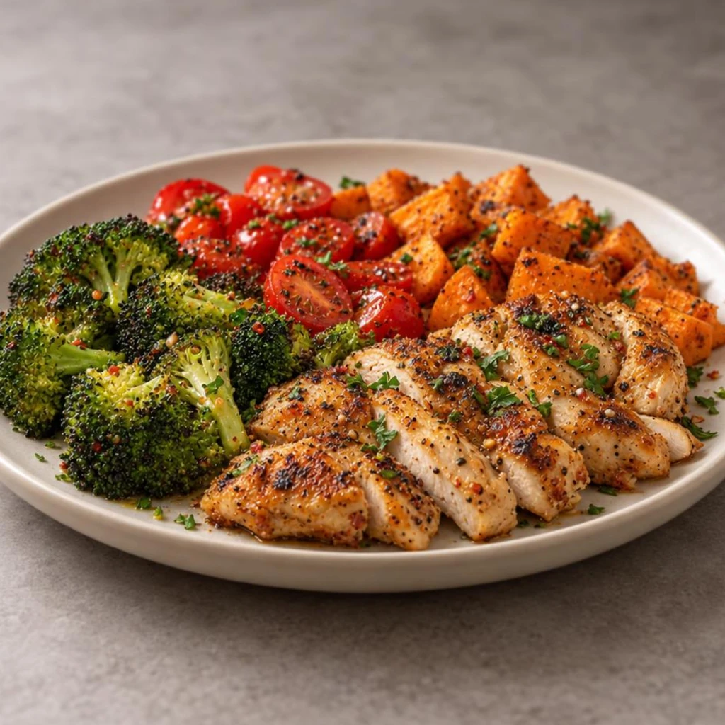 Microwave chicken bowl