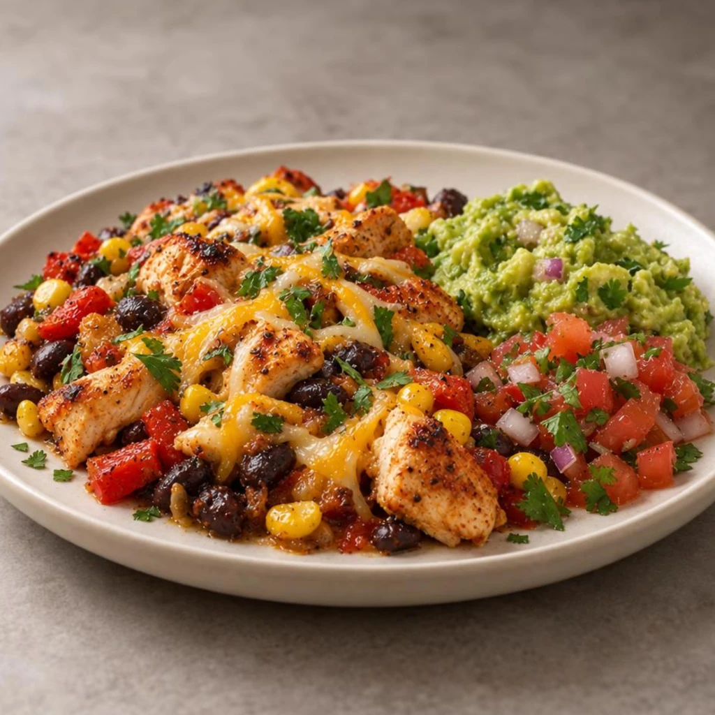 Microwave chicken bowl