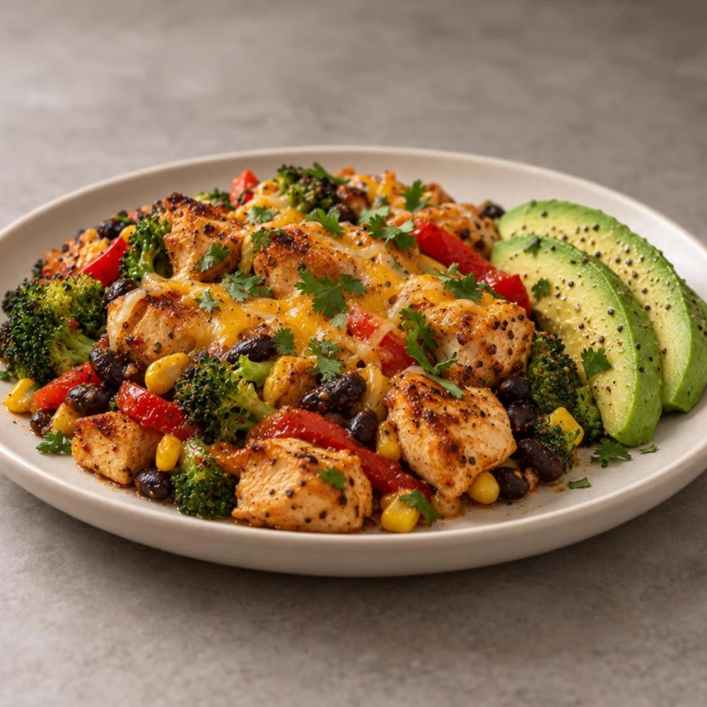 Microwave chicken bowl
