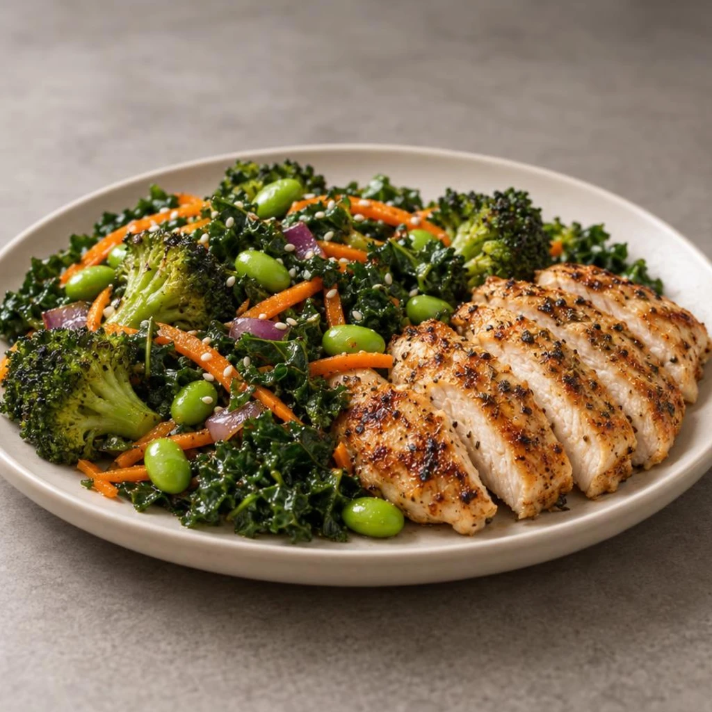 Microwave chicken bowl