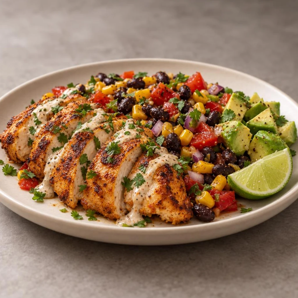 Microwave chicken bowl