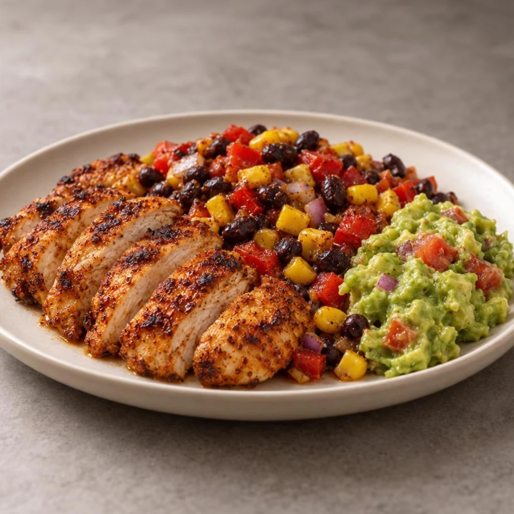 Microwave chicken bowl