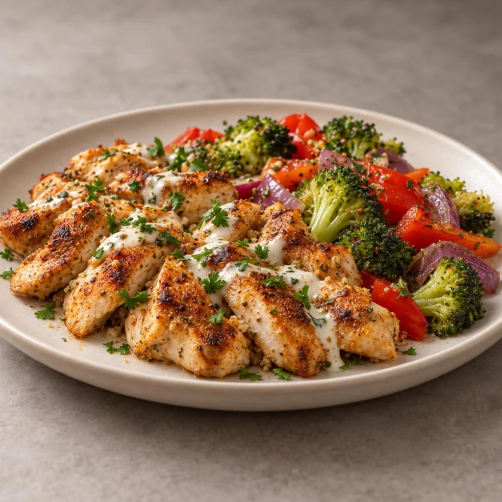Microwave chicken bowl