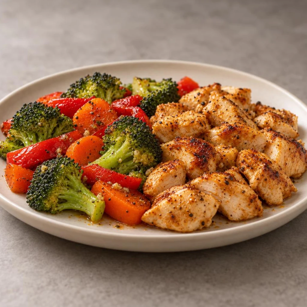 Microwave chicken bowl