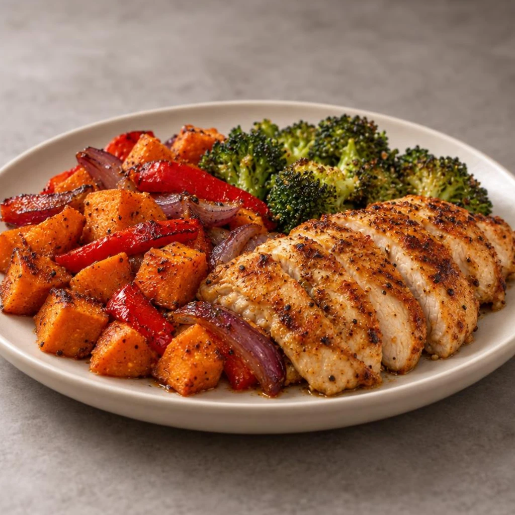 Microwave chicken bowl